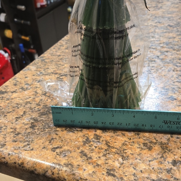 Hallmark Green Tree Candle with Ribbon - Picture 5 of 5